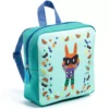 Djeco Peuterrugzak Konijn - Groen - 23 Cm