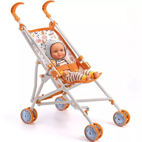 Djeco Poppenbuggy Pomea - Bos - Afbeelding 2