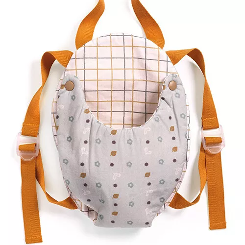 Djeco Poppendraagzak Pomea - Blauwgrijs