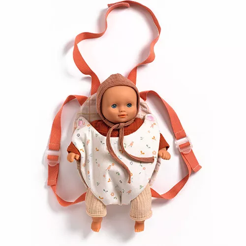 Djeco Poppendraagzak Pomea Lavendel - Afbeelding 2