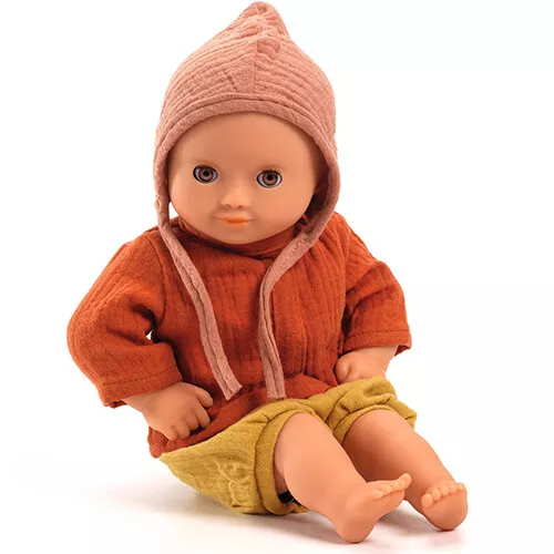 Djeco Poppenkledingset Pomea - Mandarine - 32 Cm - Afbeelding 2