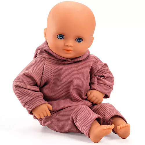 Djeco Poppenkledingset Pomea - Rosewood - 32 Cm - Afbeelding 2