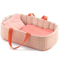 Djeco Poppenreiswieg Pomea - Roze - 36 Cm