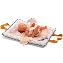 Djeco Poppenverschoonset Pomea - Blauw - 5-delig