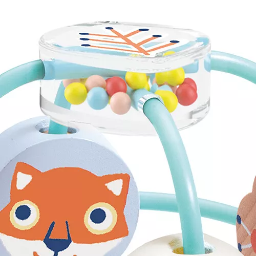 Djeco Rammelaar Babybali - Afbeelding 2