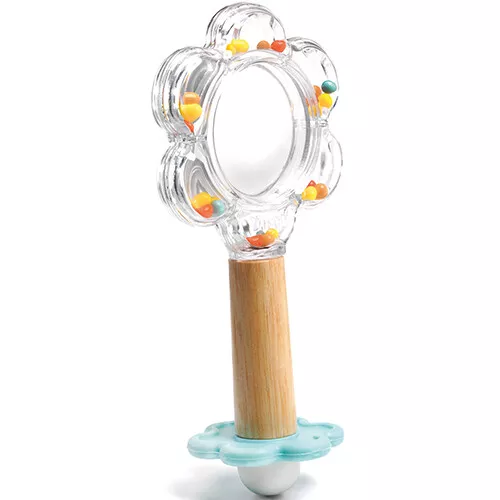 Djeco Rammelaar Babyflower - Afbeelding 2