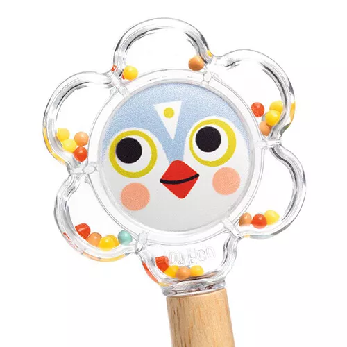 Djeco Rammelaar Babyflower - Afbeelding 3