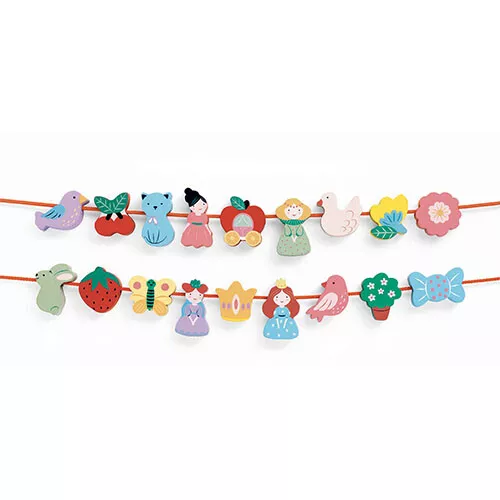 Djeco Rijgkralen Filabella - 16st - Afbeelding 2