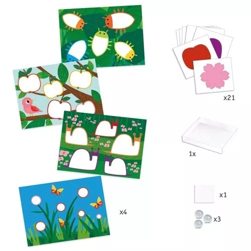 Djeco Schilderen Met Knikkers - Natuur - Afbeelding 4