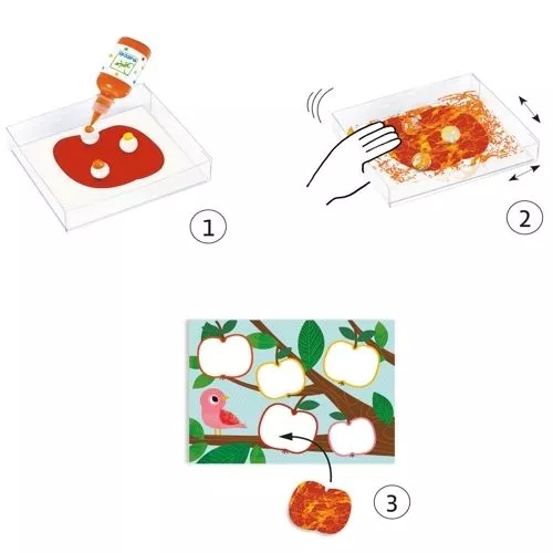 Djeco Schilderen Met Knikkers - Natuur - Afbeelding 2