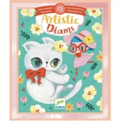 Djeco Schilderijen Mini-diamanten Dierenvrienden