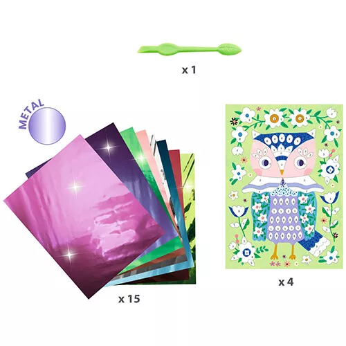 Djeco Schilderijtjes Metalliseren Het Bos - Afbeelding 2