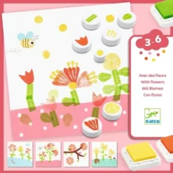 Djeco Stempels En Stempelkaarten Bloemen