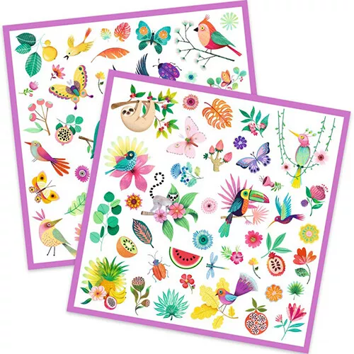 Djeco Stickers Paradijs - 160st - Afbeelding 3