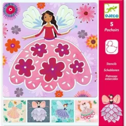 Djeco Tekensjablonen Feeën