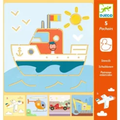 Djeco Tekensjablonen Transport En Co