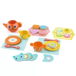 Djeco Vormenspel Theekransje - Greedy Cats