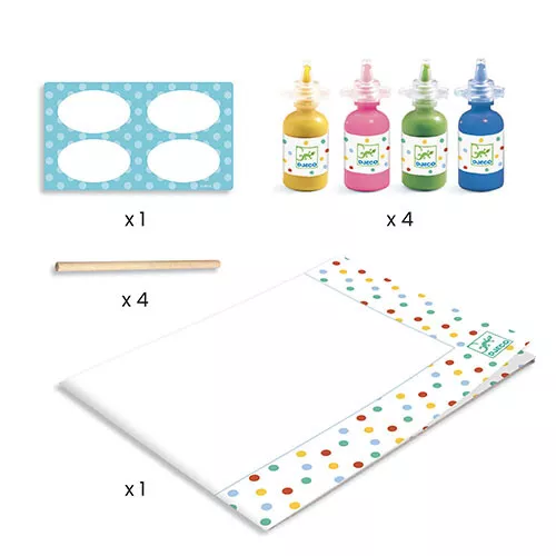 Djeco Verfset Stippen - Pointillism - Afbeelding 4