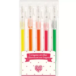 Djeco Waxpennen pennen - Neon - 5st