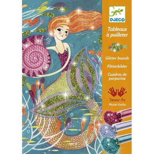 Djeco Glitterschilderijen Het Licht Van De Zeemeerminnen