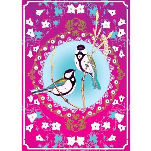 Djeco Glitterschilderijen Vogels - Afbeelding 4