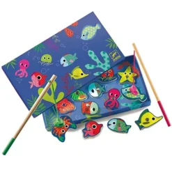 Djeco Magnetisch Visspel Gekleurde Vissen