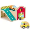 Djeco Mini Garage + 3 Autootjes