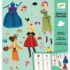 Djeco Stickerset Aankleedpoppen Modellen